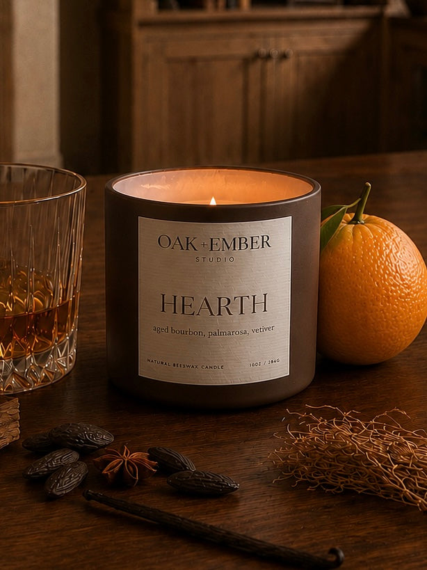 Hearth — Aged Bourbon, Palmarosa, Vetiver